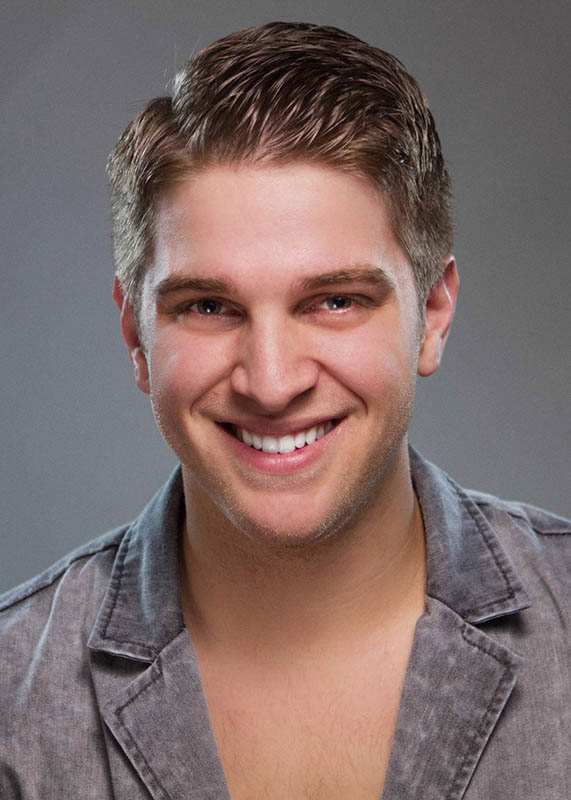 Company portrait of Ethan Bell for Missouri Street Theatre's production of "Once Upon A Mattress." Photo by Mike Padua.